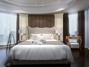 豪华欧式卧室家装模型